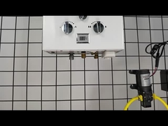 0.02-0.8Mpa 6L Gas Geyser LP Gas Camping Shower Sistema di riscaldamento dell'acqua istantaneo