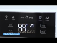 Scaldabagno a combustibile a schermo a LED con scambiatore di calore di rame privo di ossigeno e ingresso di gas G1/2'