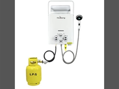 10 litri di piastra fredda NG scaldabagno a gas manuale manopola di controllo bianco