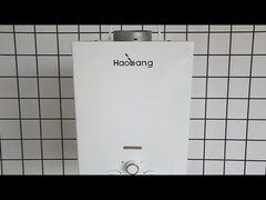 10L 2.6GPM Scaldabagno pannello di rivestimento nero GPL GNL Tipo di gas