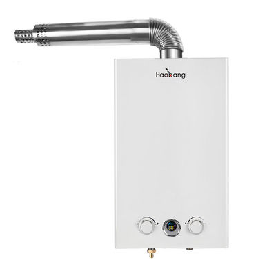10 litri 220V scaldabagno a gas di scarico forzato tipo LED bianco 20Kw