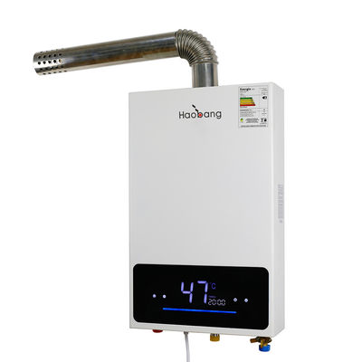 Controllo intelligente Temperatura costante Scaldabagno a gas Bianco
