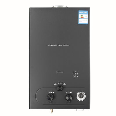 Casa che utilizza scaldabagno esterno a gas Gas naturale per la doccia