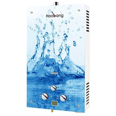 Caldaia a gas da 20 kW caldaia ad acqua a gas LPG tipo NG pannello di vetro colorato