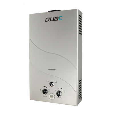 20KW caldaia a gas scaldabagno pannello d'argento con display a LED