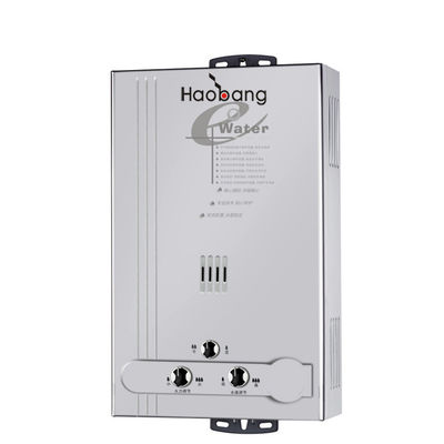 Pannello in acciaio inossidabile LPG NG Tipo 10L 2.64GPM Scaldabagno a gas