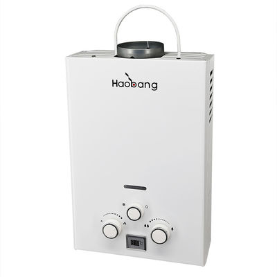 6L portatile scaldabagno a gas istantaneo Campeggio RV con doccia