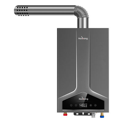 Scaldabagno a combustibile a schermo a LED con scambiatore di calore di rame privo di ossigeno e ingresso di gas G1/2'